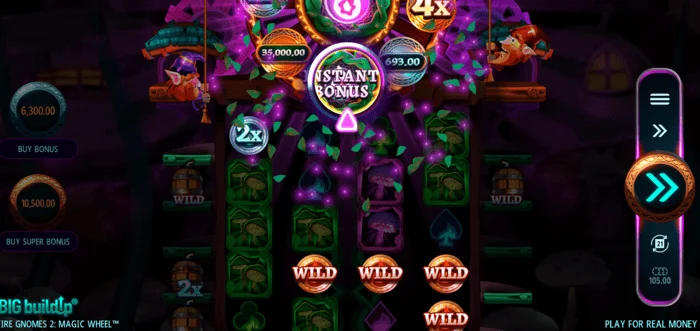 Fire Gnomes 2 Magic Wheel - sihirli tekerlek devrede