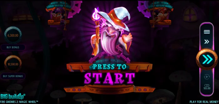 Fire Gnomes 2 Magic Wheel - bonus oyununun başlatılması