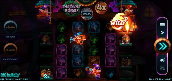 Fire Gnomes 2 Magic Wheel - sembol tablosu